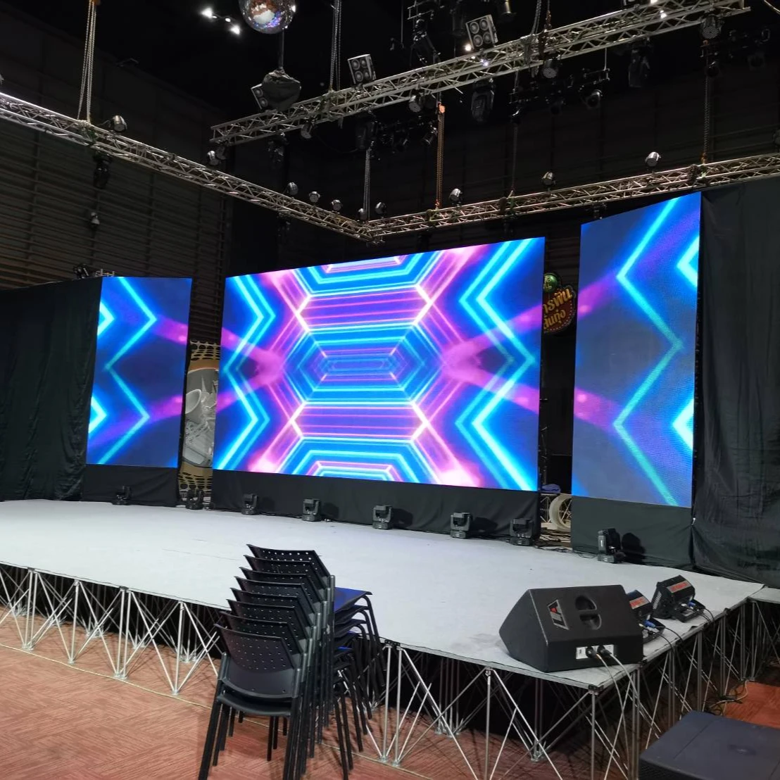 Высокое качество P2.604 p3.91Крытый наружный Прокат дисплей Dj Booth бар танцпол светодиодный экран