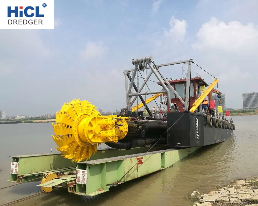 China dredger shipyard 26inch 6000m3/h wheel bucket dredger/dredge pump(CCS certificate)/sand dredger for sale in Nigeria