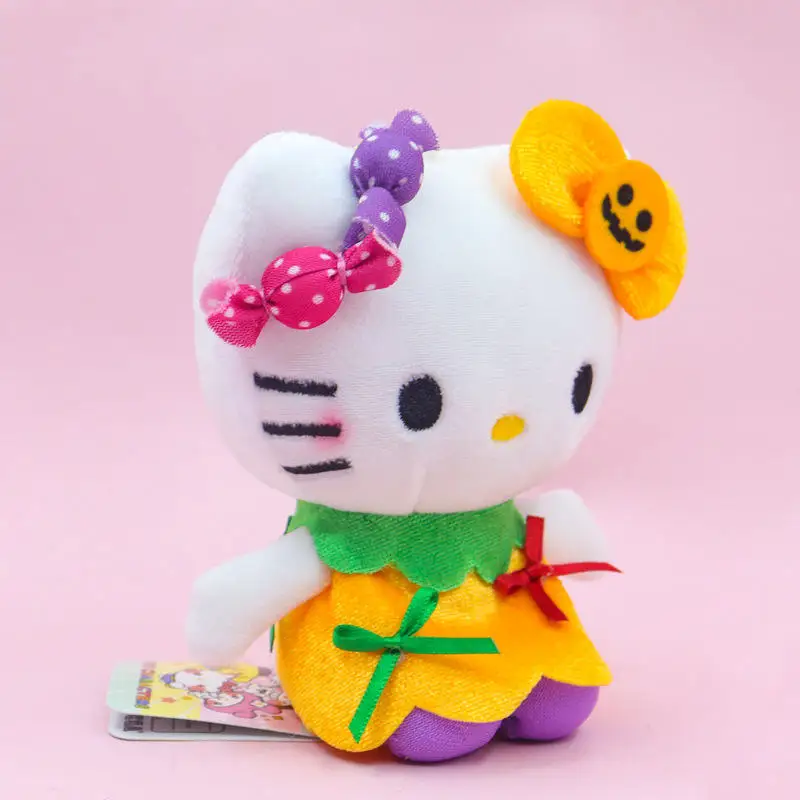 Aolan желтые конфеты котенок Кот Мягкие игрушки животных брелок Kawaii Sanrion Валентина подарок Хэллоуин плюшевый Декор Орнамент