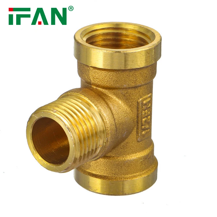 IFAN 1-1/2 inch Copper Plumbing Pipe Fittings Socket Nipple Threaded Brass Fittings