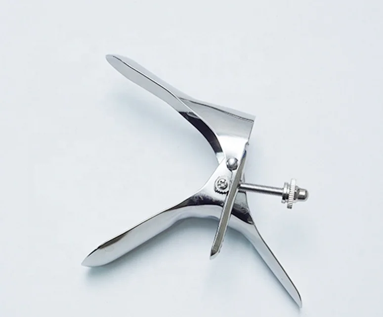 Medical thickened 304 stainless steel examination type surgical vaginal dilator