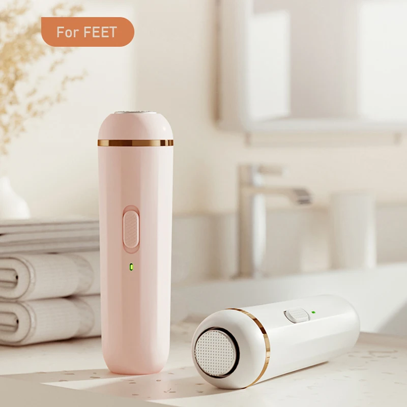 Permanent Use of Wireless Professional Pedicure Care Machine Waterproof Callus Remover Electronic Stainless Steel Foot File