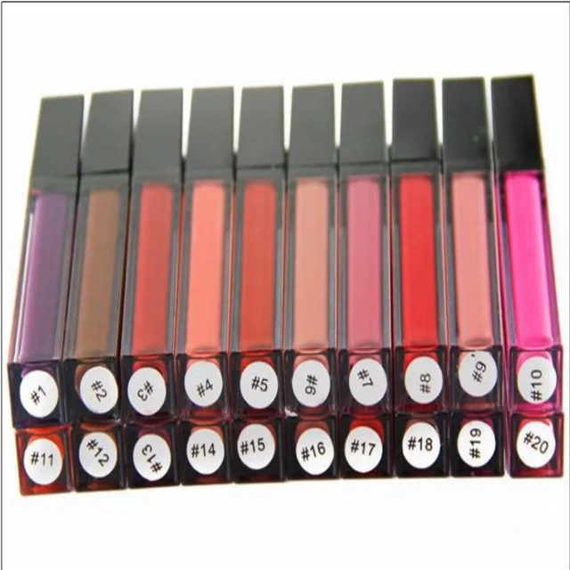 Hot Selling Wholesale  43  Colors Matte Lipstick Waterproof Long Lasting Matte Liquid Lipstick Private Label