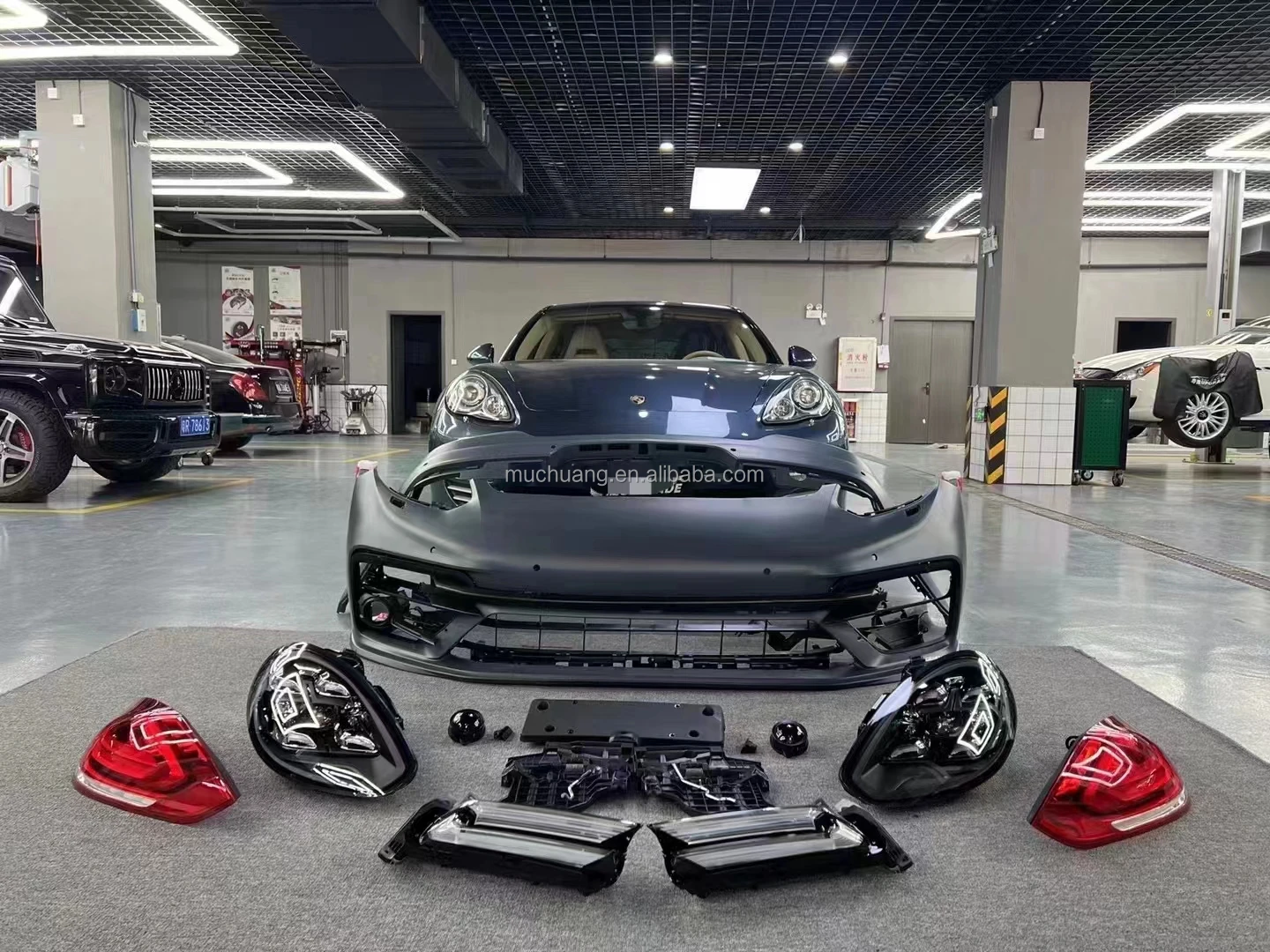 Прямая продажа с завода Лидер продаж нагрудный комплект Panamera 971 Plus налобным фонарем и бампером