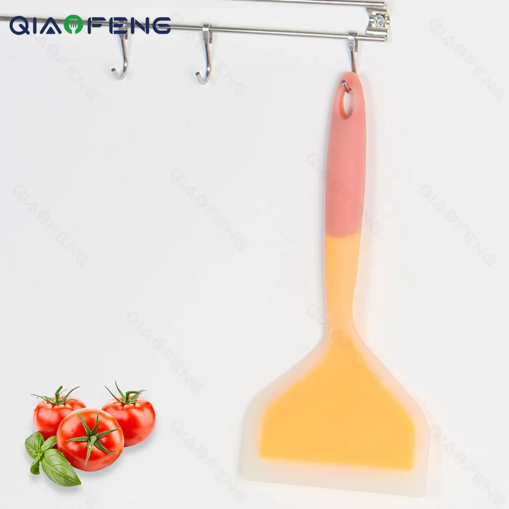 Silicone Wide Spatula Non-stick Tamagoyaki Spatula Omelette Turner for Cooking
