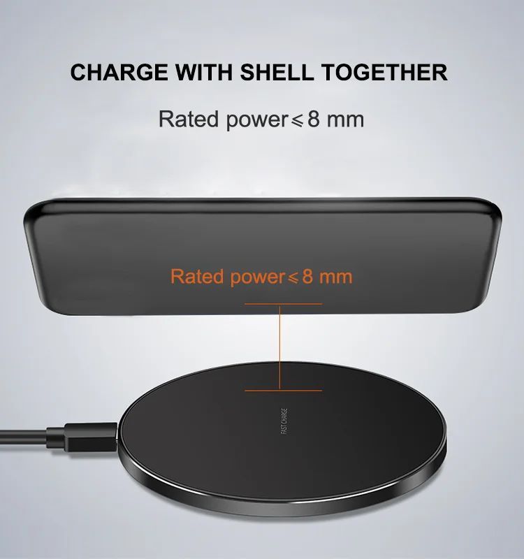  Заводское универсальное беспроводное зарядное устройство Usb Qi Type-C для быстрой зарядки и