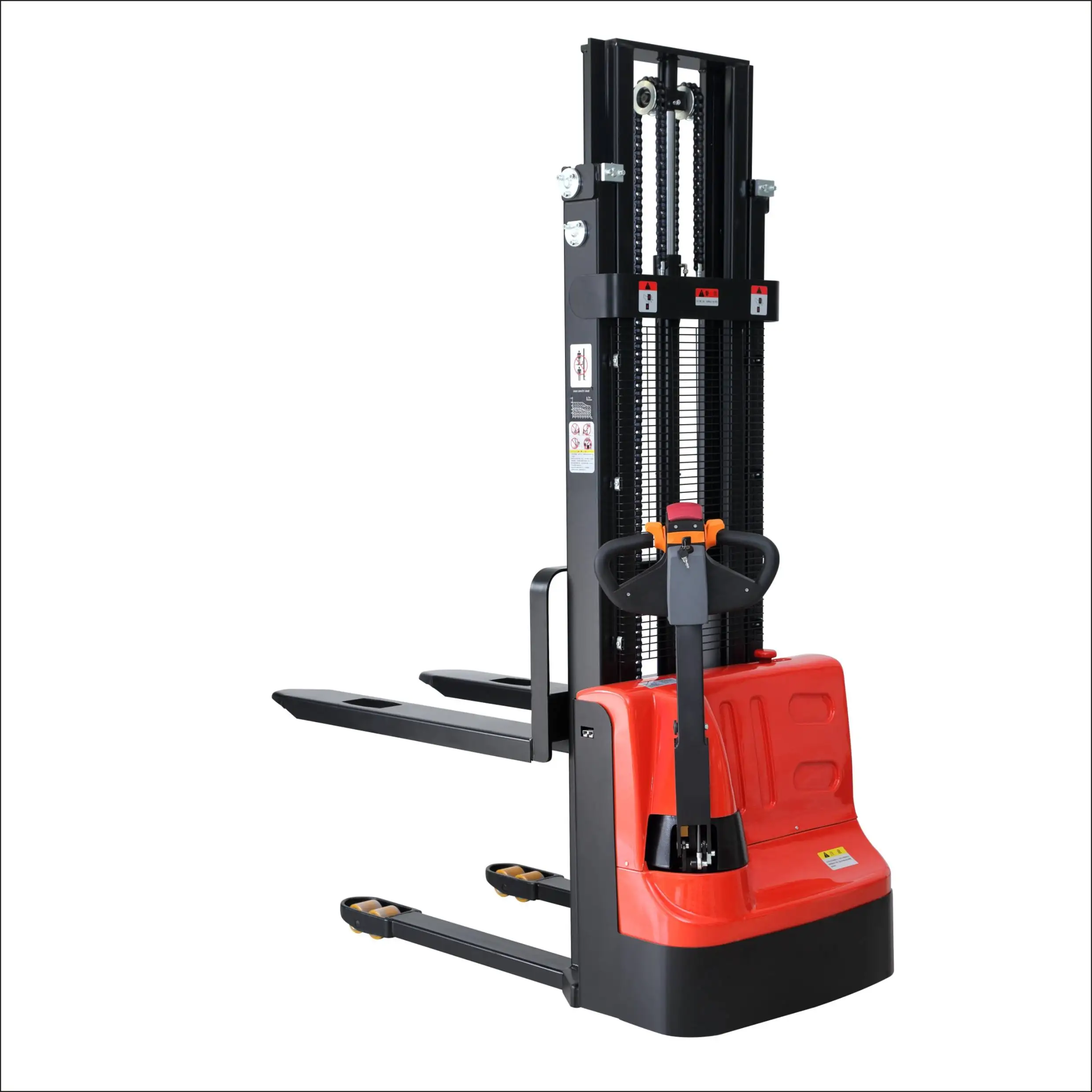 1Ton Mechanical Stacker Electric Forklift Truck Electric Stacker Warehouse Stacker Crane