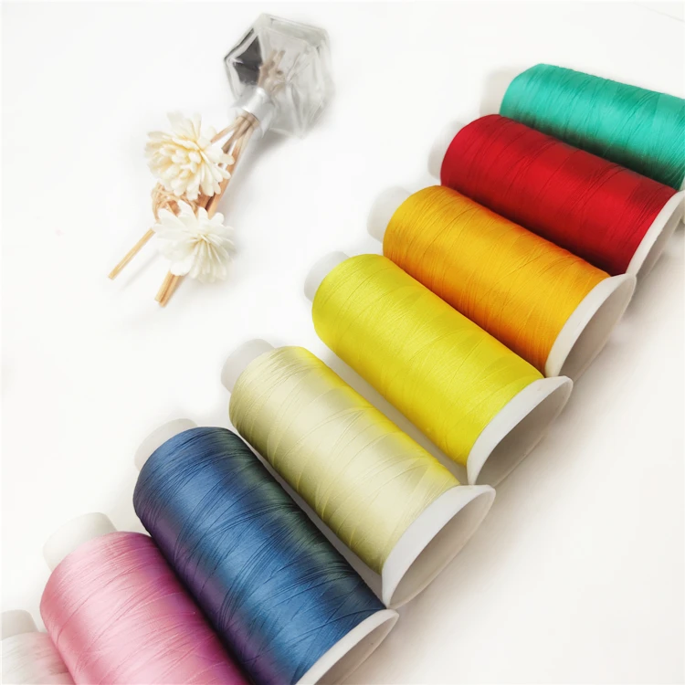 WEITIAN Embroidery thread Manufacturer High Speed 120/2 100% polyester Embroidery 3000yards
