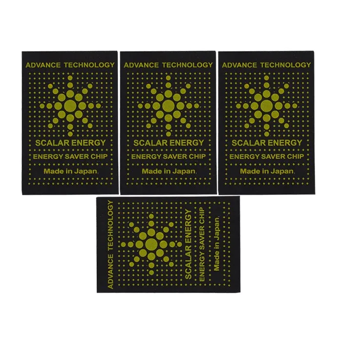 water proof PVC Quantum energy chip anti radiation sticker for mobile 50pcs per box customized