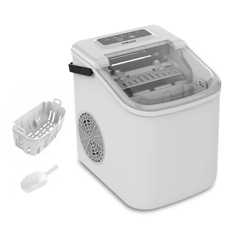 220V 112W Countertop Ice Maker Machine Ice Maker Portable Ice Maker for Home Office