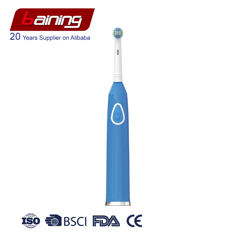 Factory Patent CE Rohs Approved Auto Rotating Head Electric Toothbrush Led Electric Toothbrush