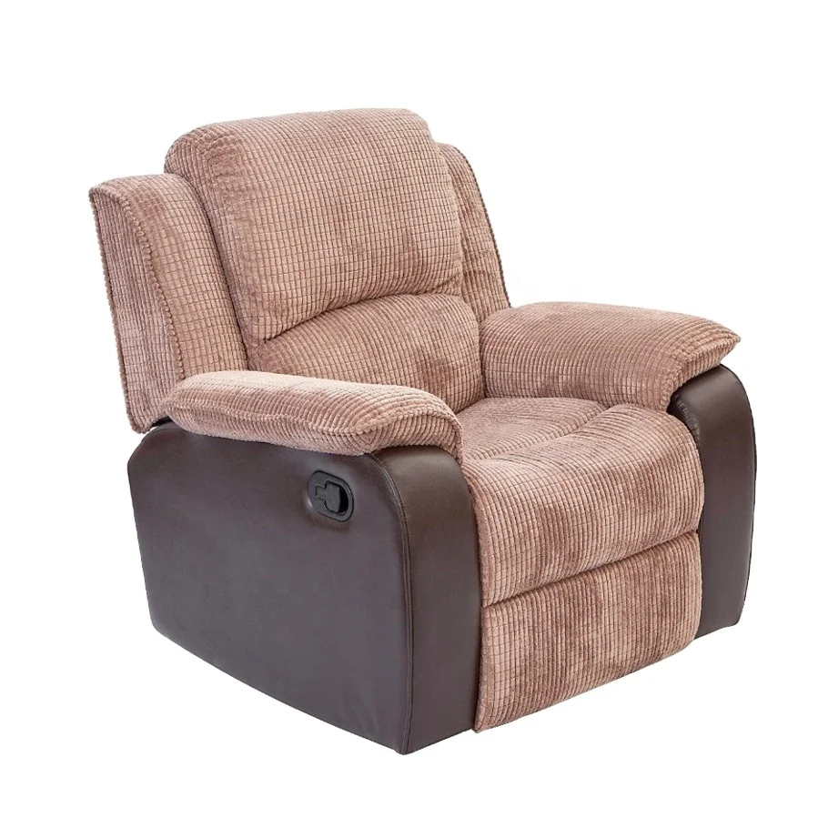 JKY Furniture 3 Seater Fabric Manual High Back Loveseat Motion Recliner Sofa Set Reclining With Massage For Living Room