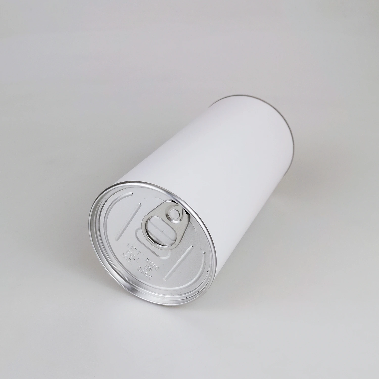 Custom kraft paper core manufacturers food grade composite cans small paperboard tube packaging with EOE POE penny lever lid