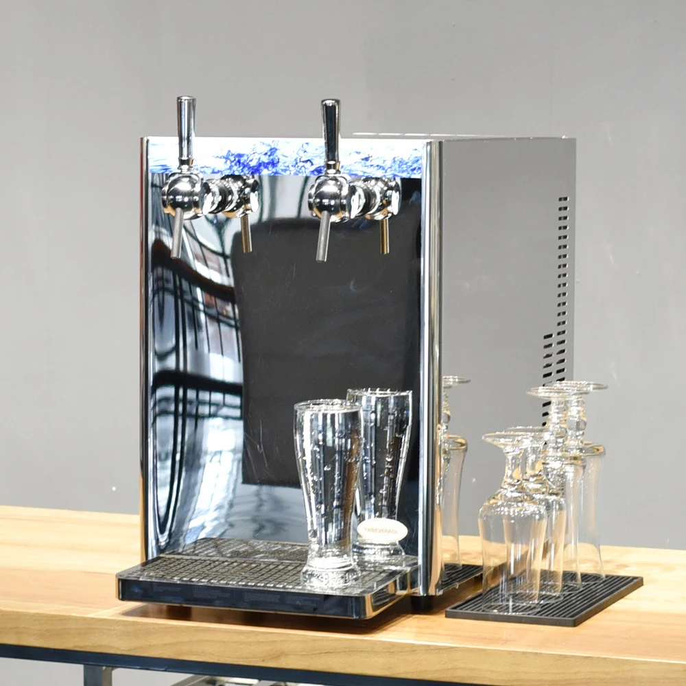 automatic commercial desktop ice cold carbonated sparkling soda water maker dispenser machine for home