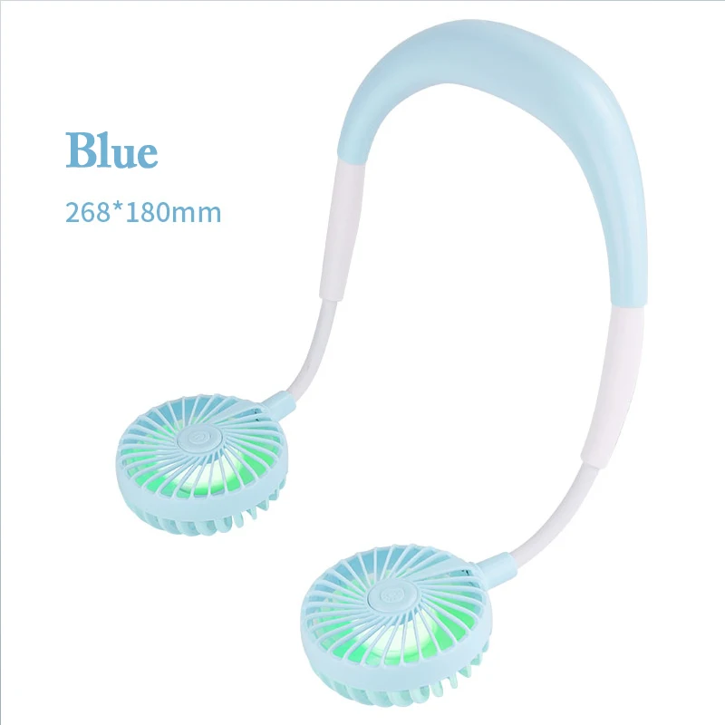
New Arrival Hanging Neck Fan Portable Outdoor Sports Wearable Fan For Lazy 