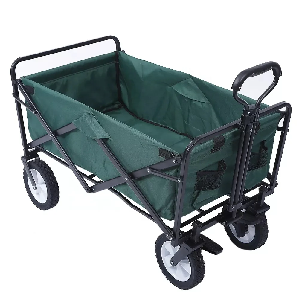 Collapsible Premium Portable Carts Folding Utility Wagon For Camping