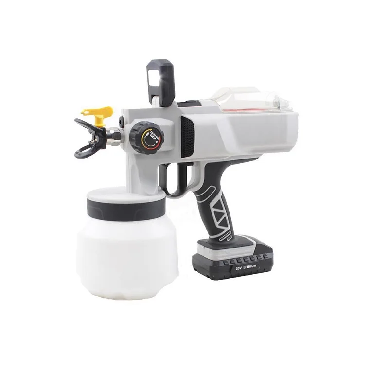 Good Quality New Style Paint Spray Gun Variable Speed Paint Sprayer LED Airless Spray Machine With Lithium Battery