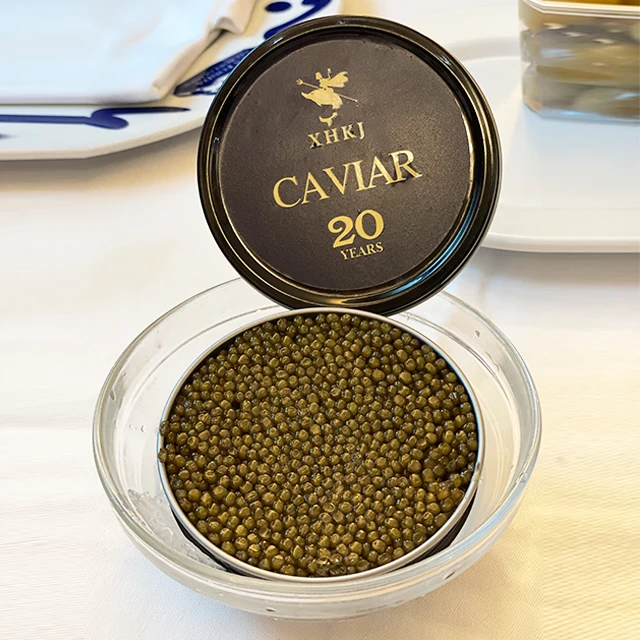 Икра Калуги российского императорского качества осетровых рыб высокого уровня