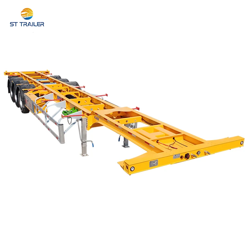 Skeleton Semi Trailer  Truck Chassis Tractor for Sale