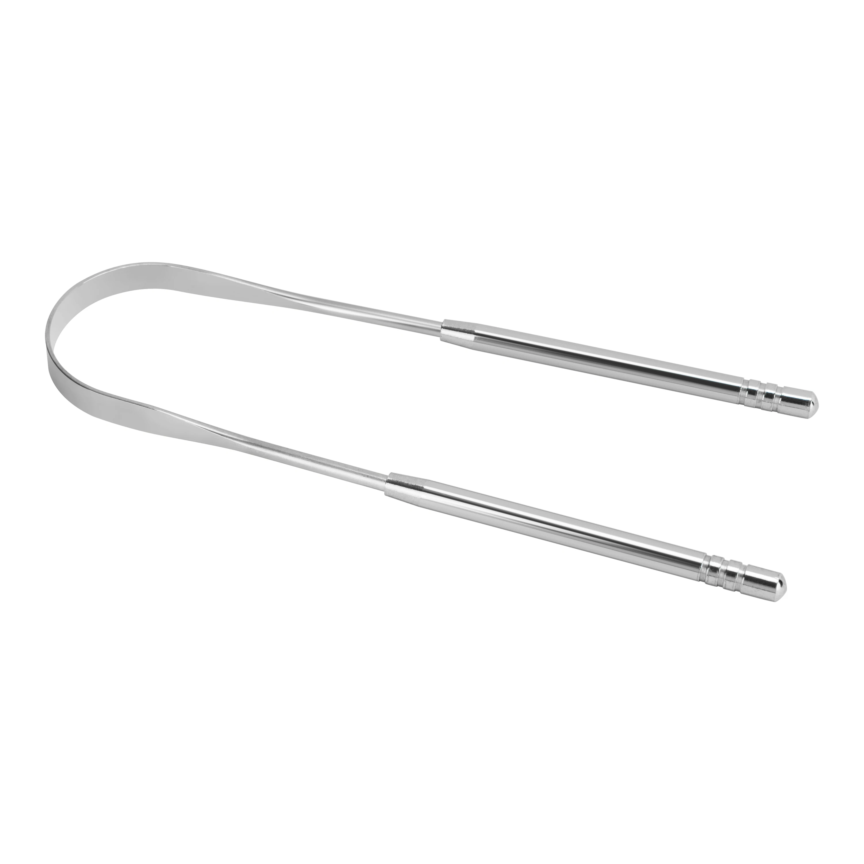 Hot Sale 304 Stainless Steel Oral Care Tongue Cleaner Odor Scraper for Hygiene Effective Scabbling Tool