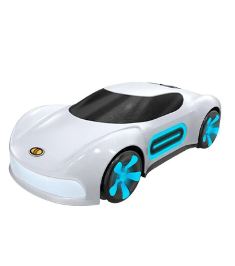 7022 RC Stunt Car 2*Batteries Cool Body Lighting Spray Concept Stunt Sports Car One Click Automatic Lateral Drive 1D 3D Optional