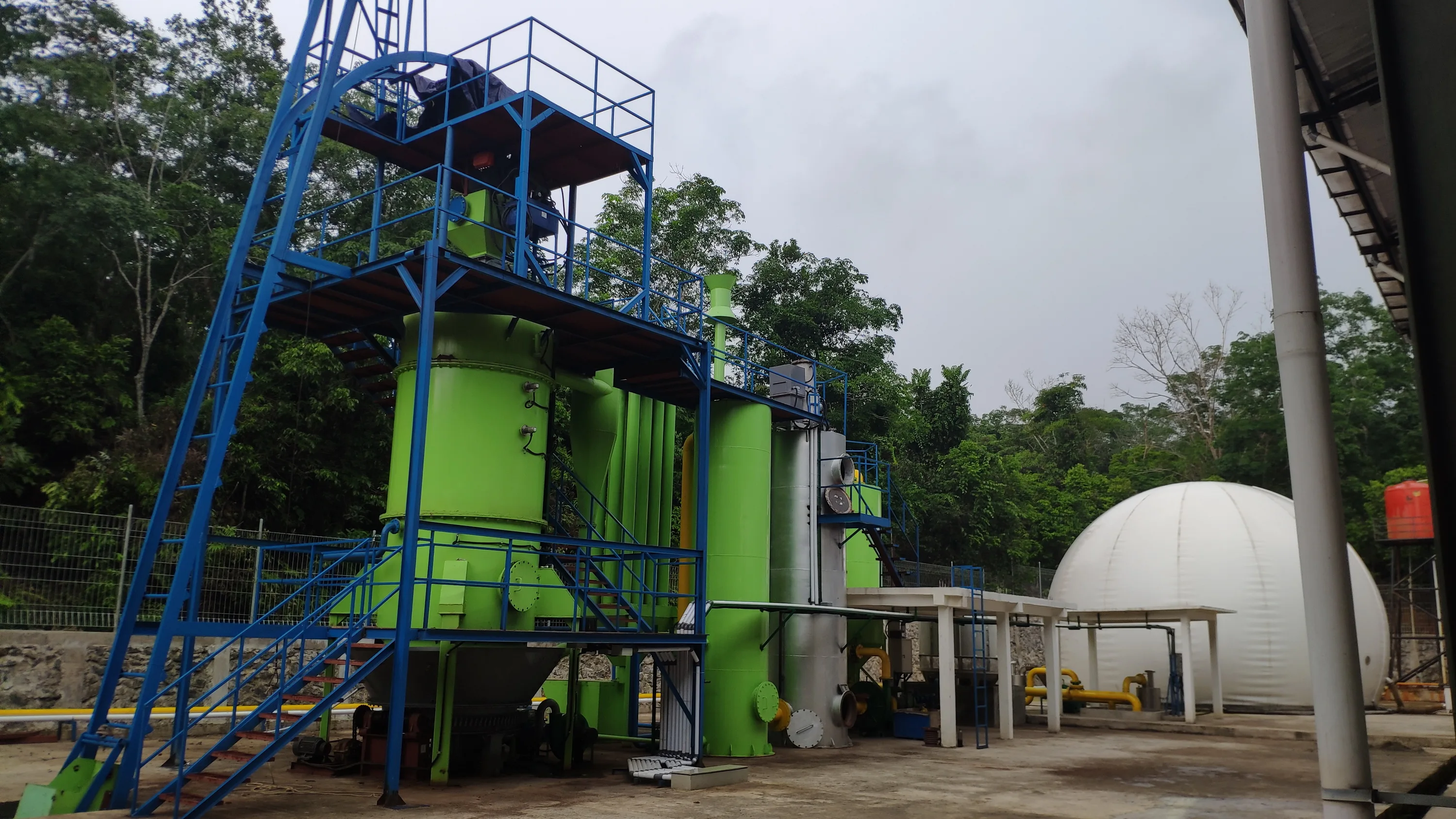 nut shell/Palm oil residue biomass gasifier/ gasification power plant project in Guatemala and Australian