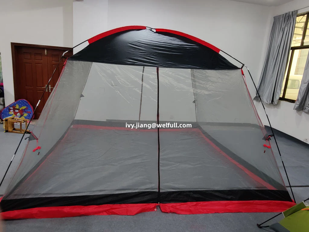 12 FT X 12 FT Portable Screened Mesh Net Wall Canopy Tent Dome Screen House for Patios Outdoor Camping Activities