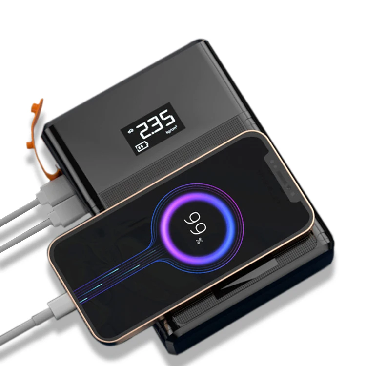 12v 24v  emergency kit jump start car battery booster pack car powerbank jump starter with air compressor inflator LED light