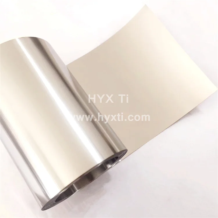Hot sell natural colour ASTM B265 Standard Titanium Strip or Titanium Foil