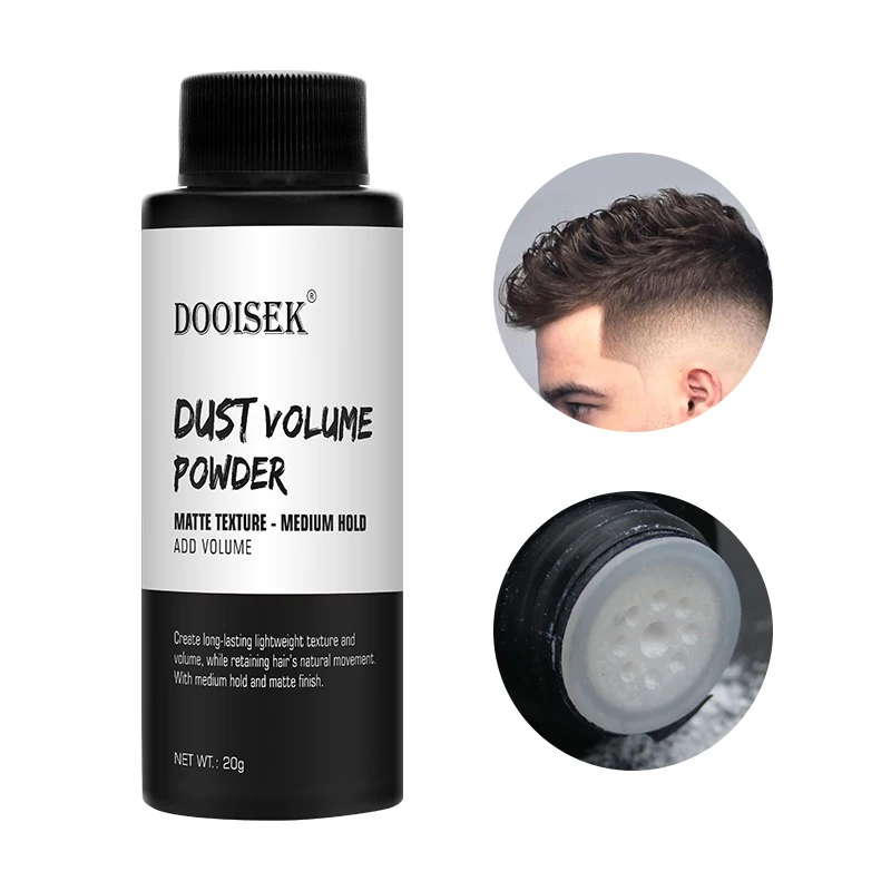 OEM Low MOQ 20g Dust Volume Powder Hair Styling Powder For Men Hair Dust Wax Texture Powder