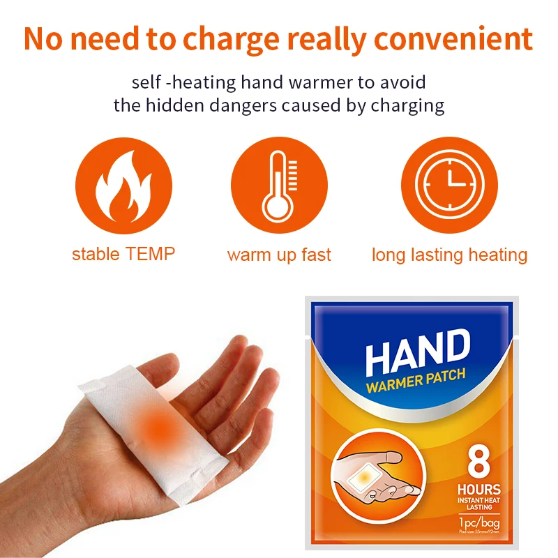 Factory price self heating hot heat patch OEM disposable hand warmer patch