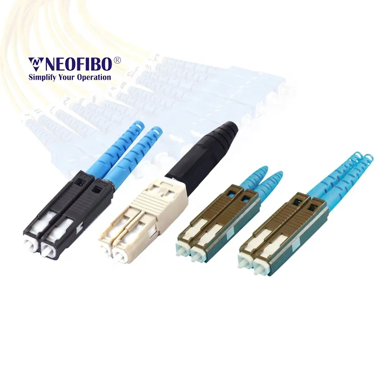 Neofibo MU DX communication fiber optic connector duoplex fiber patch cord connector optical fiber connector