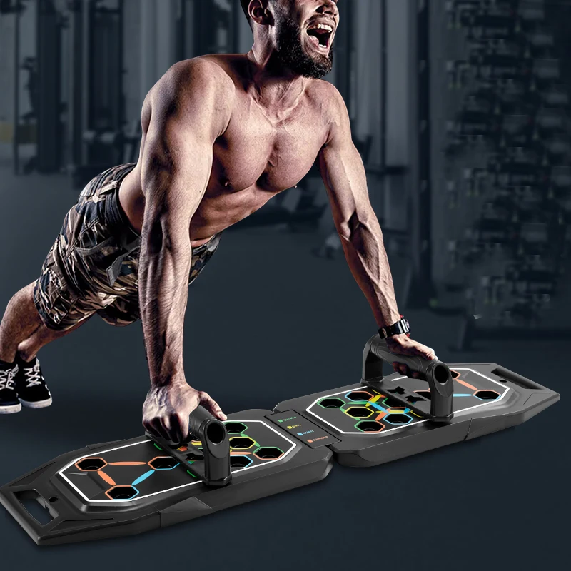Multifunctional Portable Gym Home Fitness Push-up Stand Board Push-up Stand Board With Pull Rope