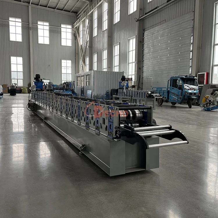 Heavy Duty Storage Rack Pallet Step Beam Roll Forming Machine Shelf Frame Forming Machine For Supermarket