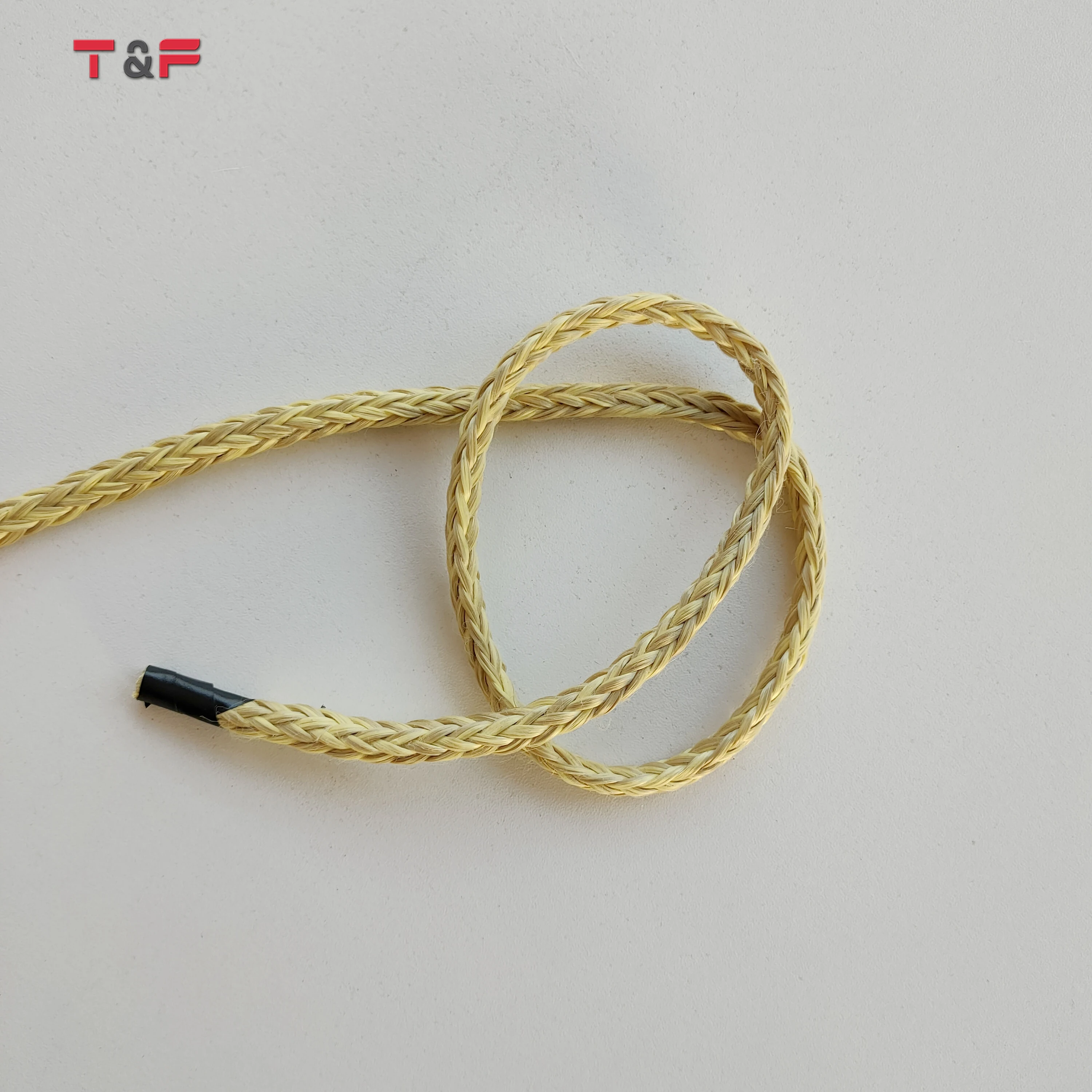 Abrasion Resistant Aramid Cord Braided Aramid Rope Technora Rope