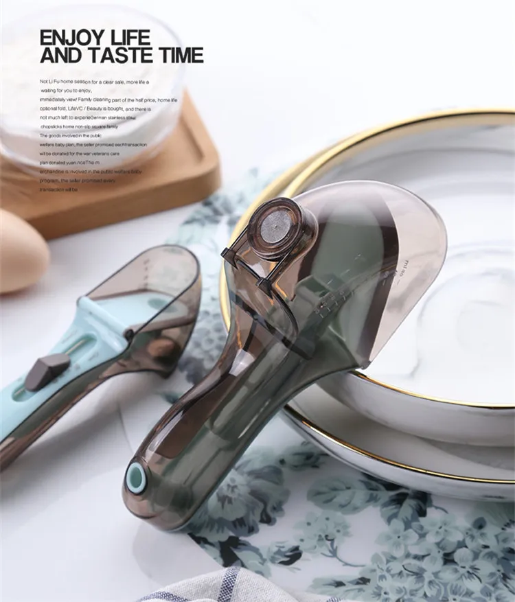  5ml To 30ml Kitchen multifunctional integrated adjustable baking measuring cup and spoon
