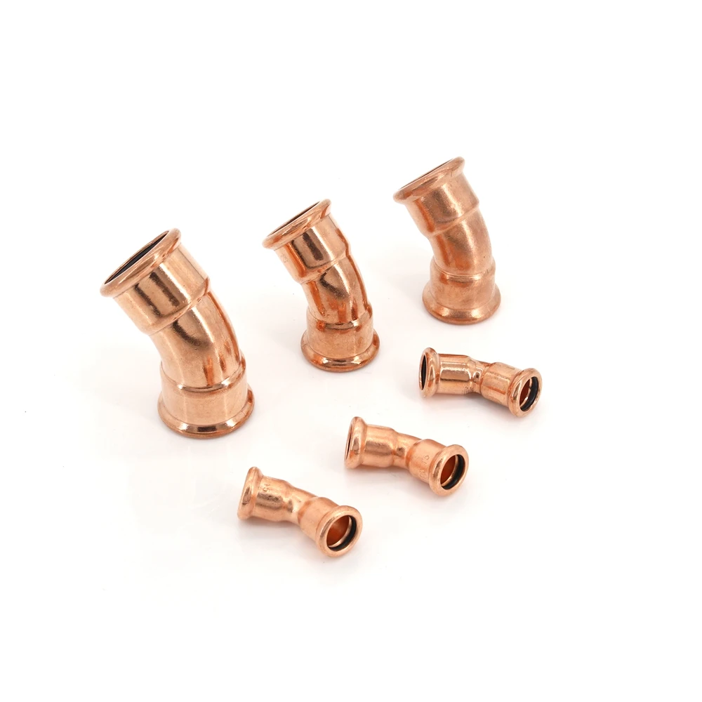 Copper Fittings HVAC M-type Press Pipe Crimping Joint Factory Wholesale Fitting Water