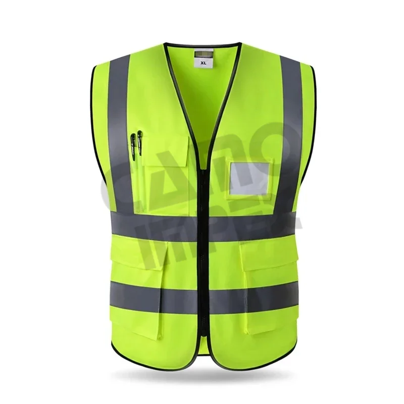 Reflective Vest Safety Vest Jacket Strip Personal Security Construction High Visibility Hi Vis Work Safety Reflective Clothing
