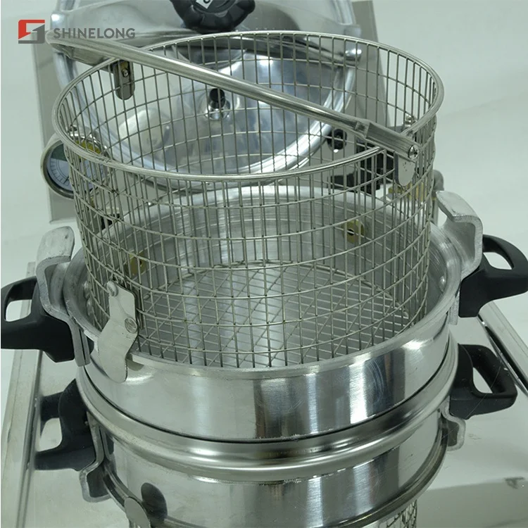 K535 Commercial Stainless Steel Electric KFC High Counter Top Chicken Pressure Cooker Air