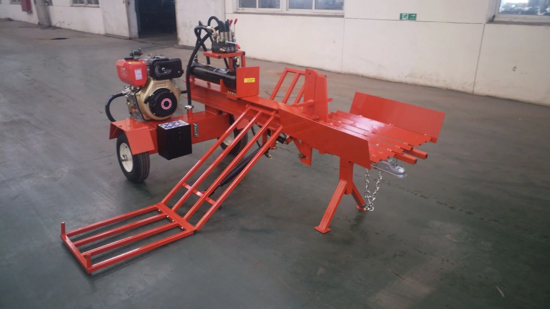 BRT HOT SELLING 50T log splitter with log lifter wood log machine