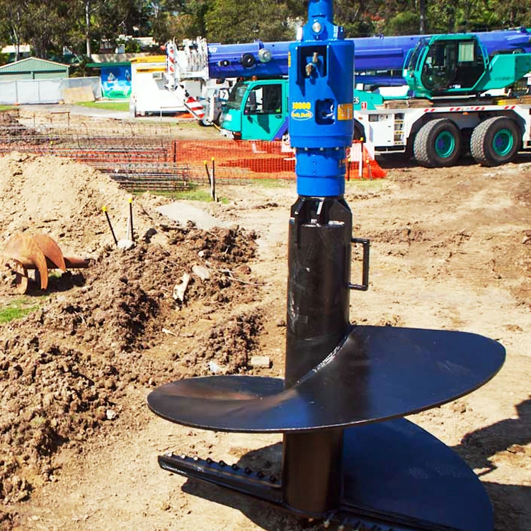 Hydraulic ground 63cc mini gas powered earth drilling auger engine machine hand push earth auger