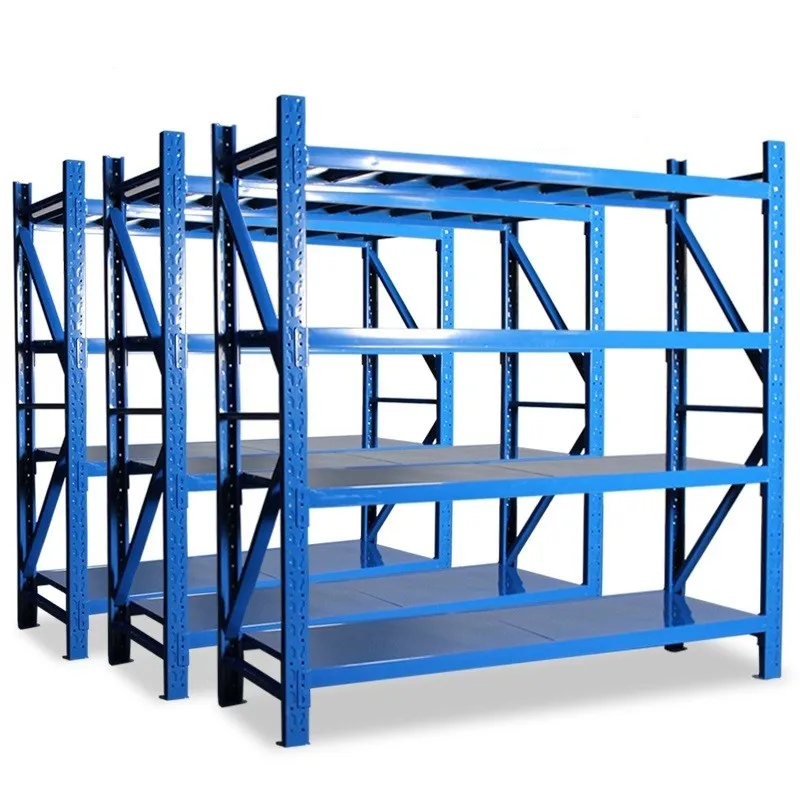 Heavy Duty Load-Bearing Multifuncional Warehouse Steel Boltless Storage Stacking Rack & garage storage Shelves