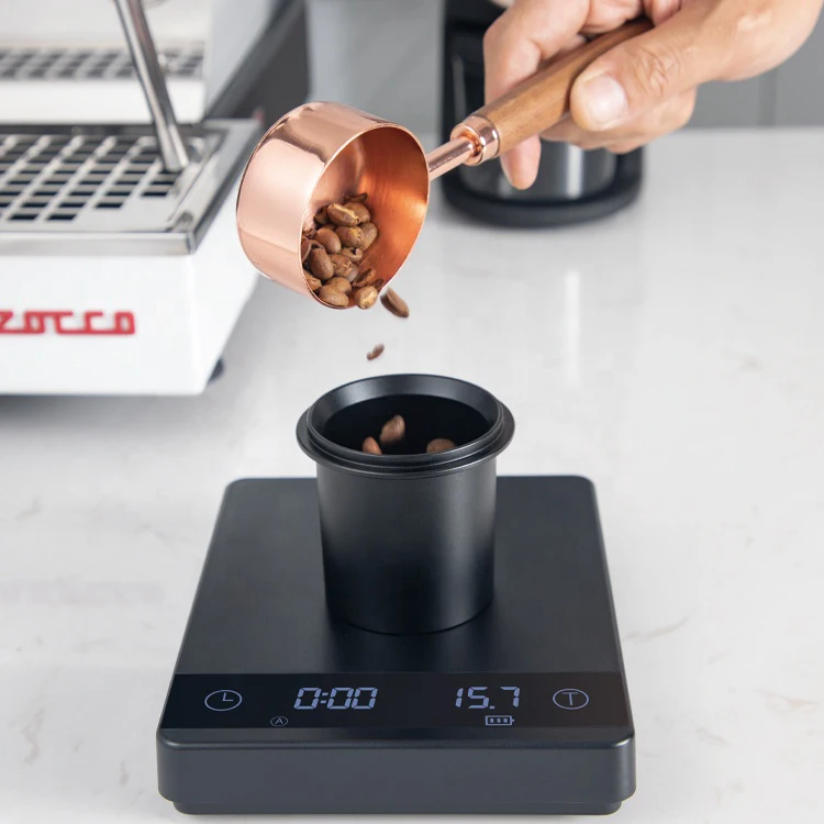 Electronic Ethiopian Scale Coffee Weighing Scale Digital Coffee Scale With Silicone Mat
