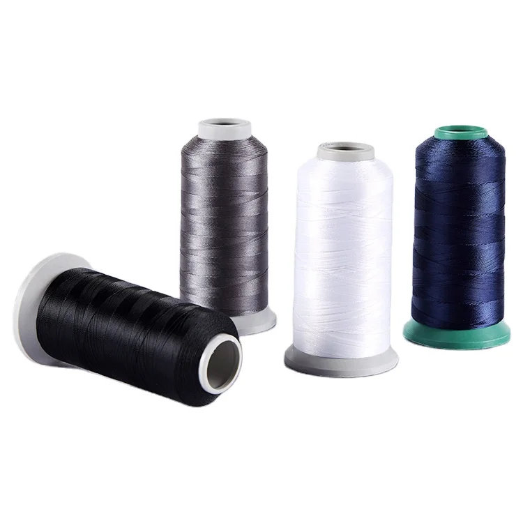 Factory hot sale continuous filament polyester thread 210D/3 bonded Tex 70 filament sewing thread