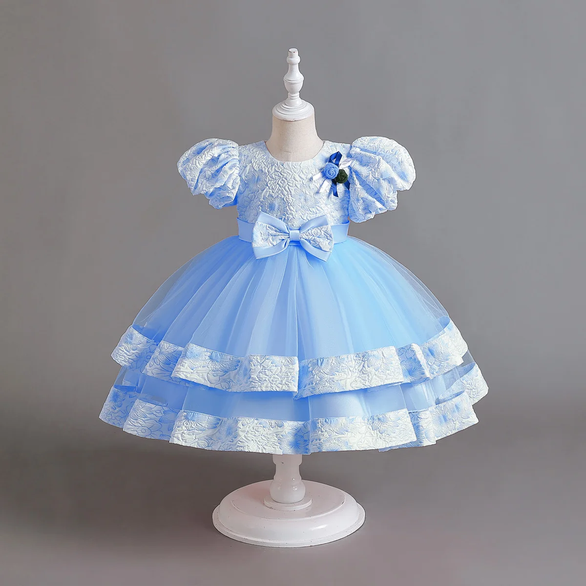 W2952   Latest Design Baby Frock Kids Boutique Little Princess First Birthday Party 2 Year Old Girl Dress