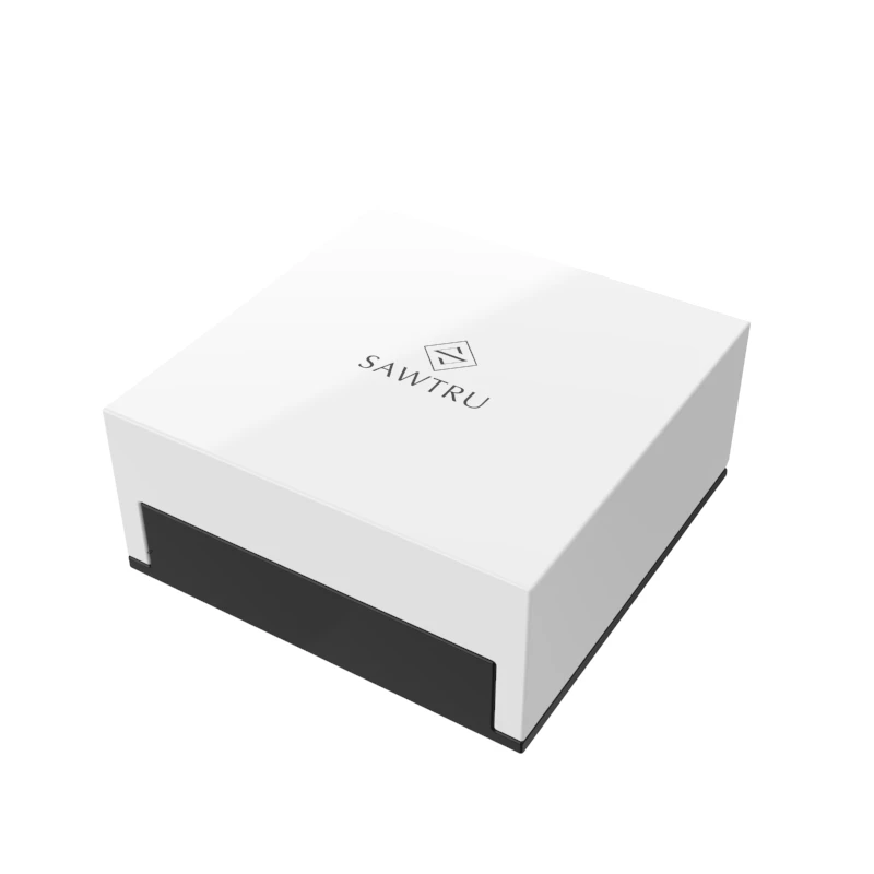 Sawtru High Glossy Perfume Jewelry Wooden Box With Metal Lock Elegant Small Wooden Box with Perfume Bottle With SABER Certificate