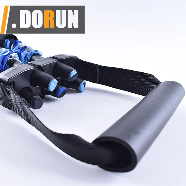 5 in 1 Bench Press Band with Detachable Bar, Adjustable Push Up Resistance Bands, Portable Chest Builder with Carry Bag