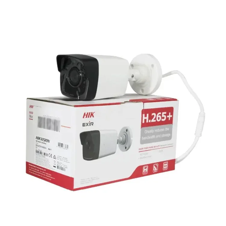 Built-in Mic Hikvsion Brand 1080P HD Camera DS-2CD1023G0-IUF Bullet Network 2MP IP Camera