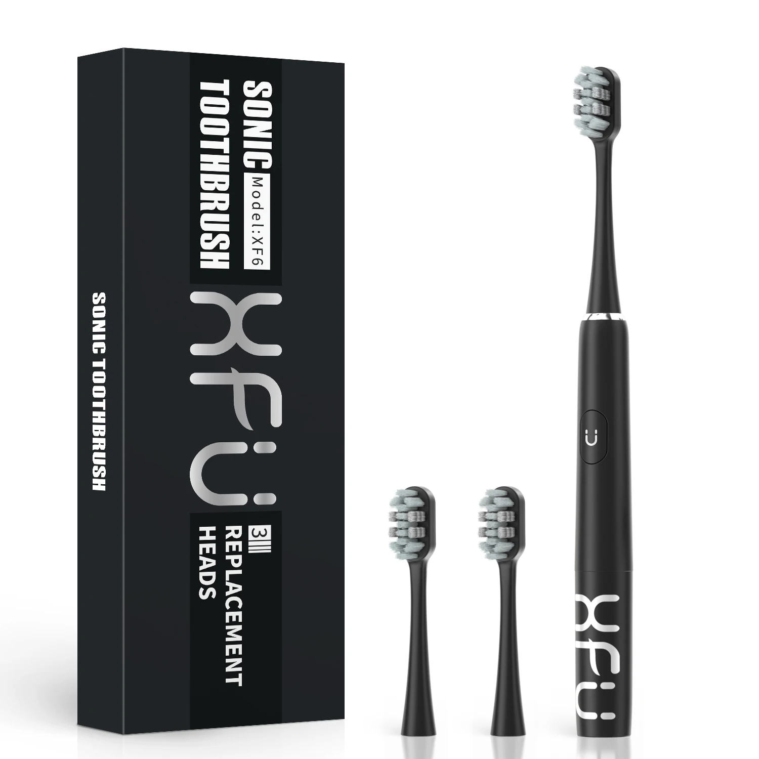 SEAGO SG2007 2 Mins Timer 3 Dupont Extra Brush Heads Automatic Battery Operated Adult Sonic Electric Toothbrush With 2 Modes