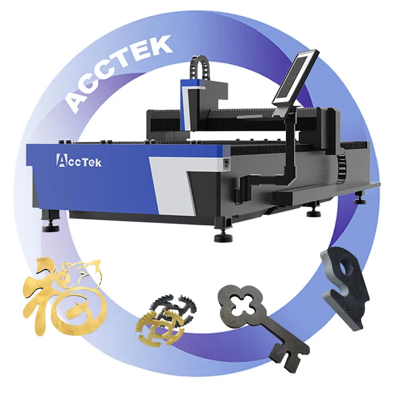 Fast Speed Stainless Steel 5Mm Cutter 1000W 1530 1540 Fiber Laser Cutting Machine